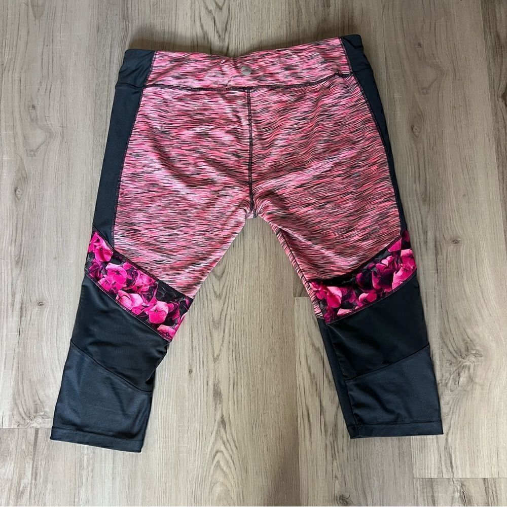 Avia capri leggings size XL hot pink gray - Picture 5 of 16